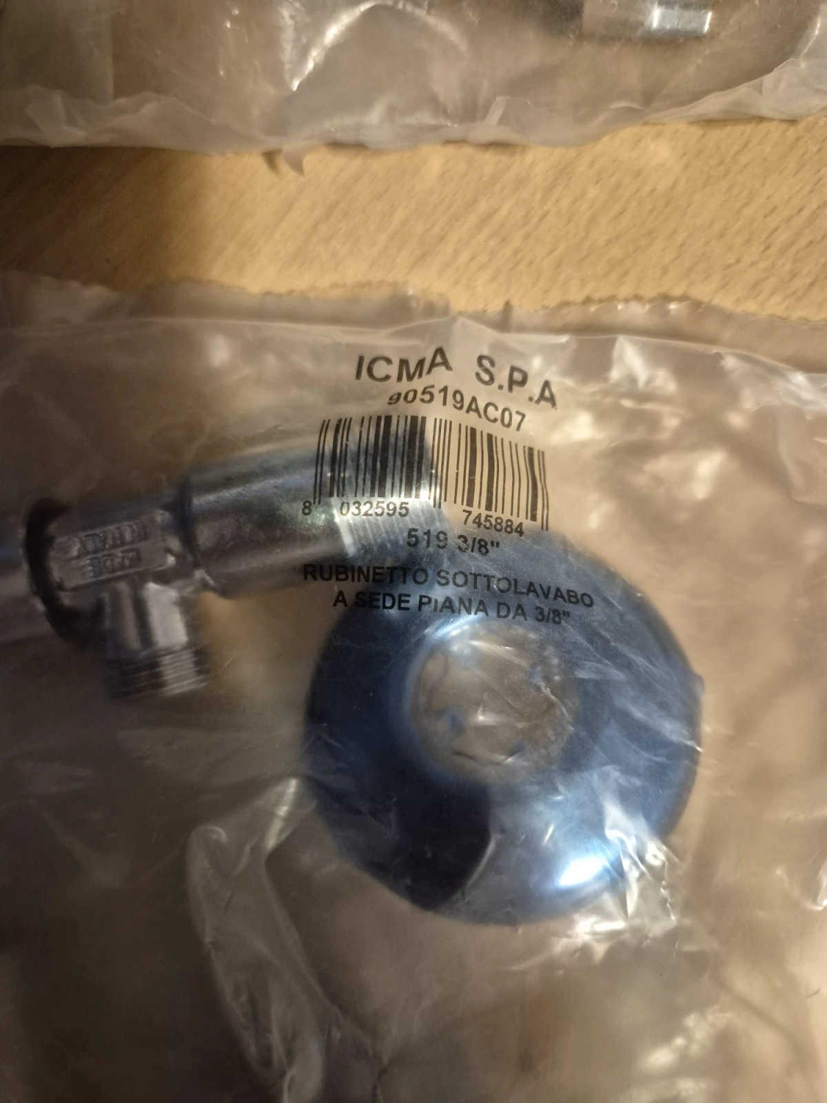 Robinet coltar ICMA 519 1/2X3/8 (PACHET 3 BUC)